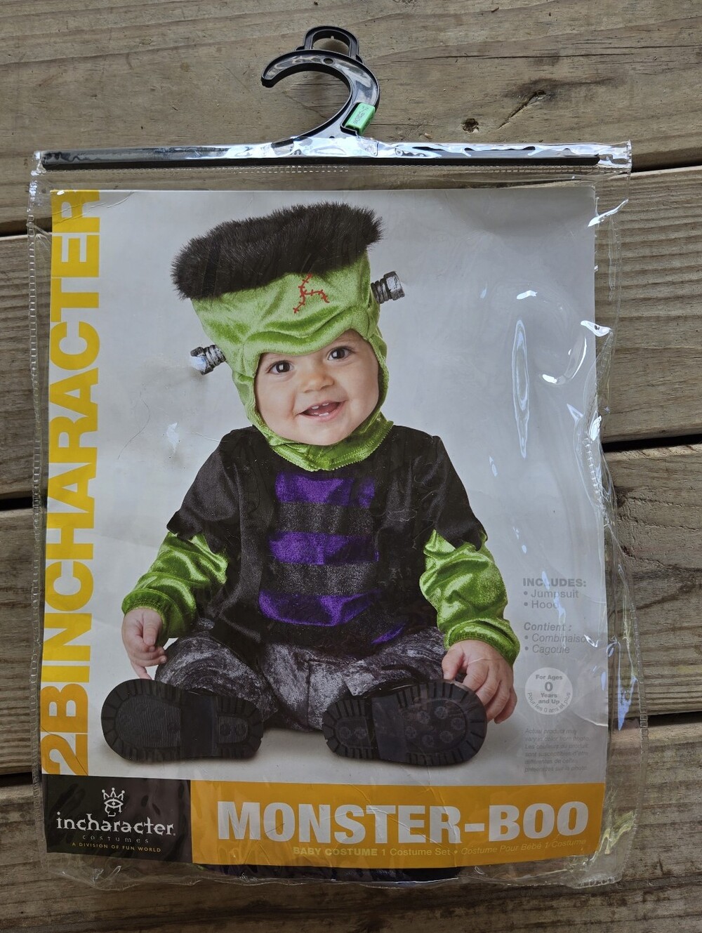 Frankenstein Monster Baby Costume 12 To 18 Months